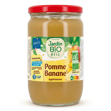 Jardin Bio Apple Banana Compote 680g Delivery Mauritius