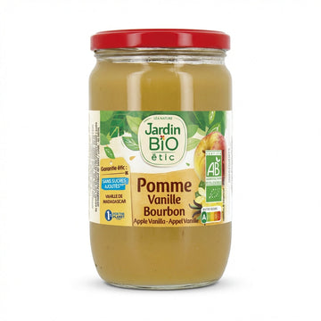 Jardin Bio Apple Bourbon Vanilla Compote 680g Delivery Mauritius