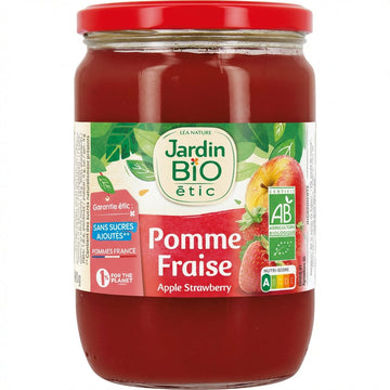 Jardin Bio Apple Strawberry Compote 680g Delivery Mauritius