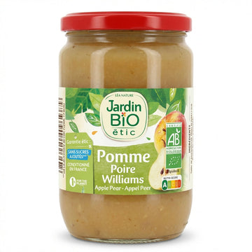 Jardin Bio Apple Williams Pear Compote 680g Delivery Mauritius