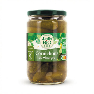 Jardin Bio Gherkins in Cider Vinegar 660g Delivery Mauritius