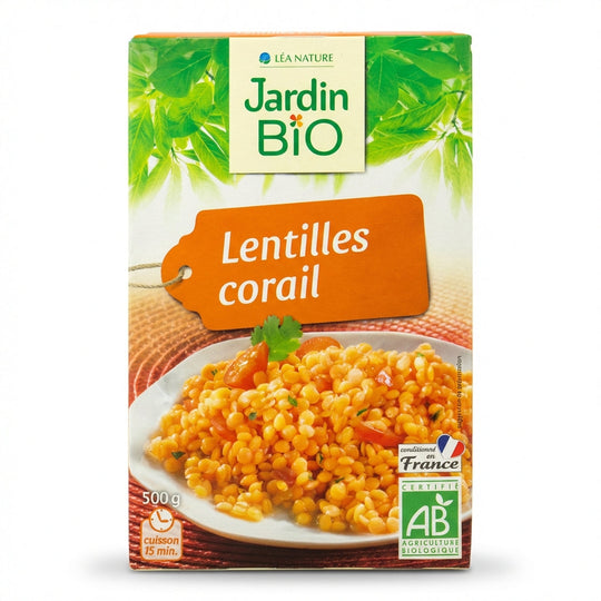 Jardin Bio Red Coral Lentils 500g Delivery Mauritius