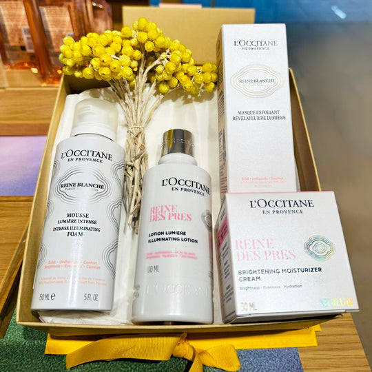 L_Occitane Reine Blanche Illuminating Prestige Giftset