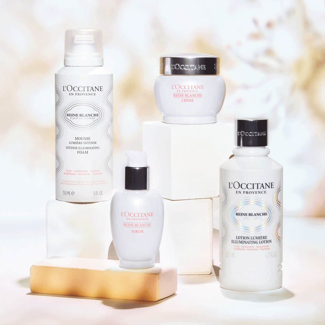 L'Occitane Reine Blanche / Des Prés - Coffret Illuminateur
