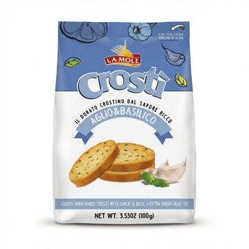 La Mole Crosti Garlic & Basil Crackers 100g Delivery Mauritius