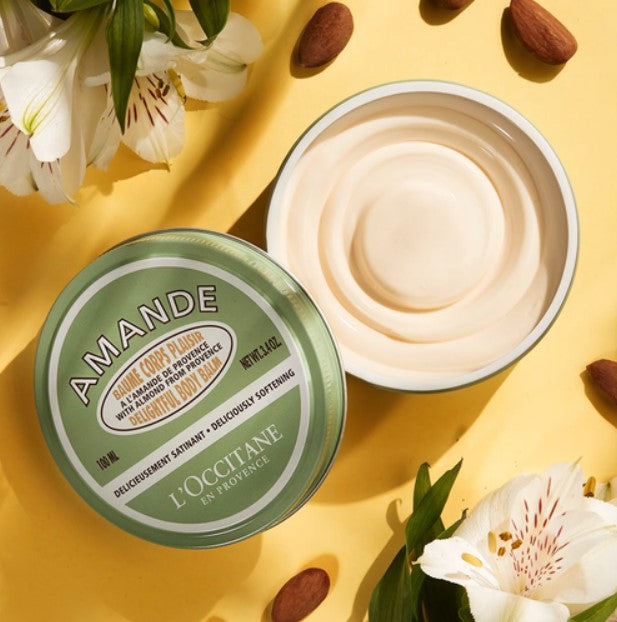 Loccitane-Almond-Delightful-Body-Balm-open-DodoMarket-delivery-Mauritius