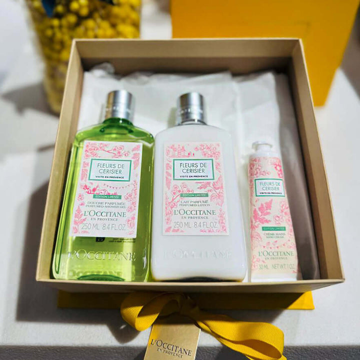 Loccitane-Fleurs-de-Cerisier-Visite-en-Provence-Essential-set-DodoMarket-delivery-Mauritius