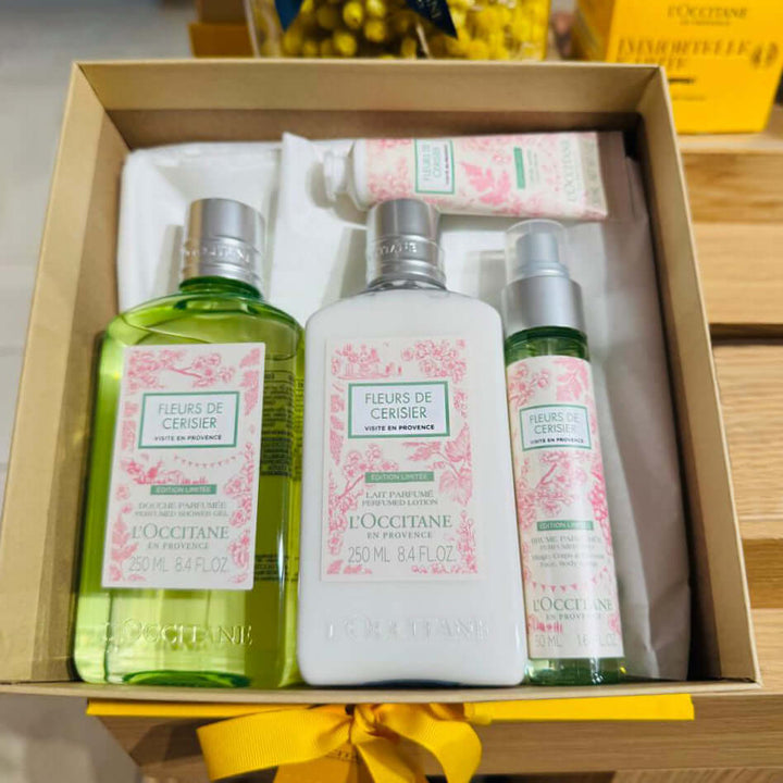Loccitane-Fleurs-de-Cerisier-Visite-en-Provence-Premium-set-DodoMarket-delivery-Mauritius