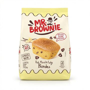 Mr Brownie Blondies with Belgian Chocolate 200g Delivery Mauritius