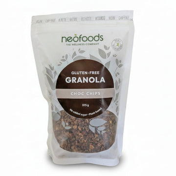 NeoFoods Gluten Free RAW Granola Choc Chips 375g Delivery Mauritius