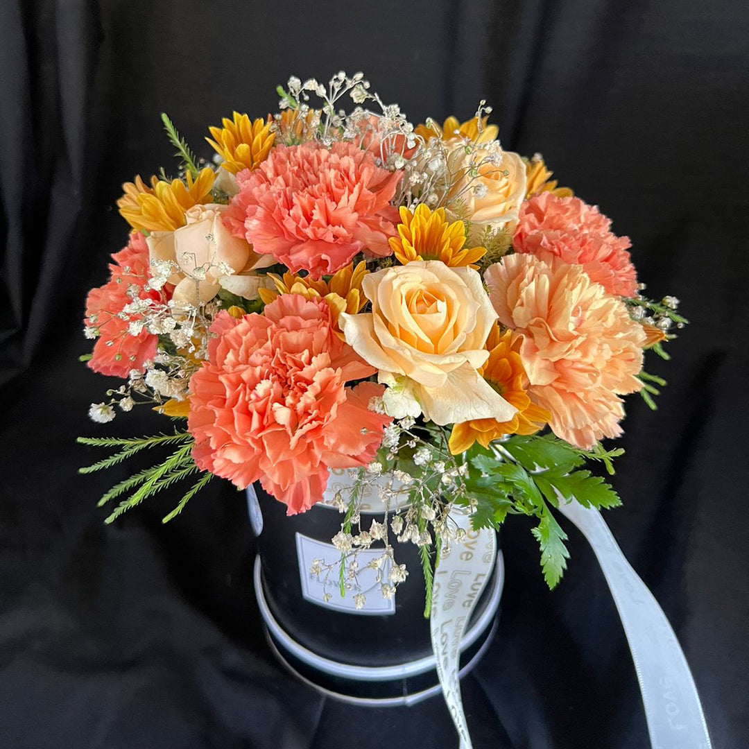 Rustic-Roses-flower-Mix-box-Dodomarket-delivery-Mauritius