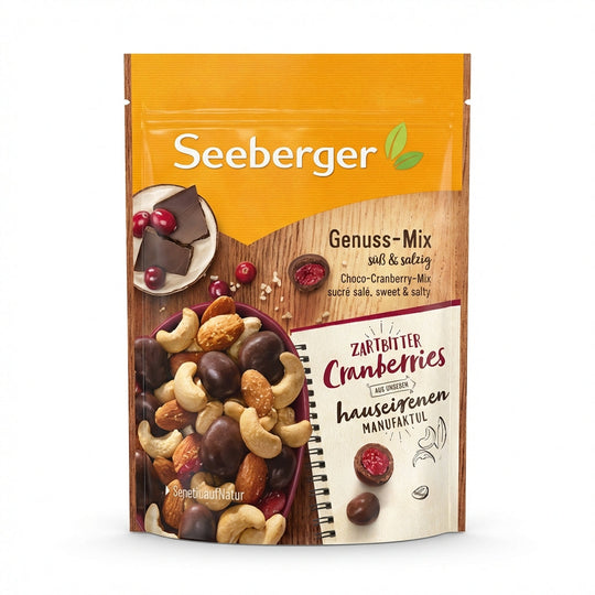 Seeberger Choco Cranberry Mix 150g Delivery Mauritius