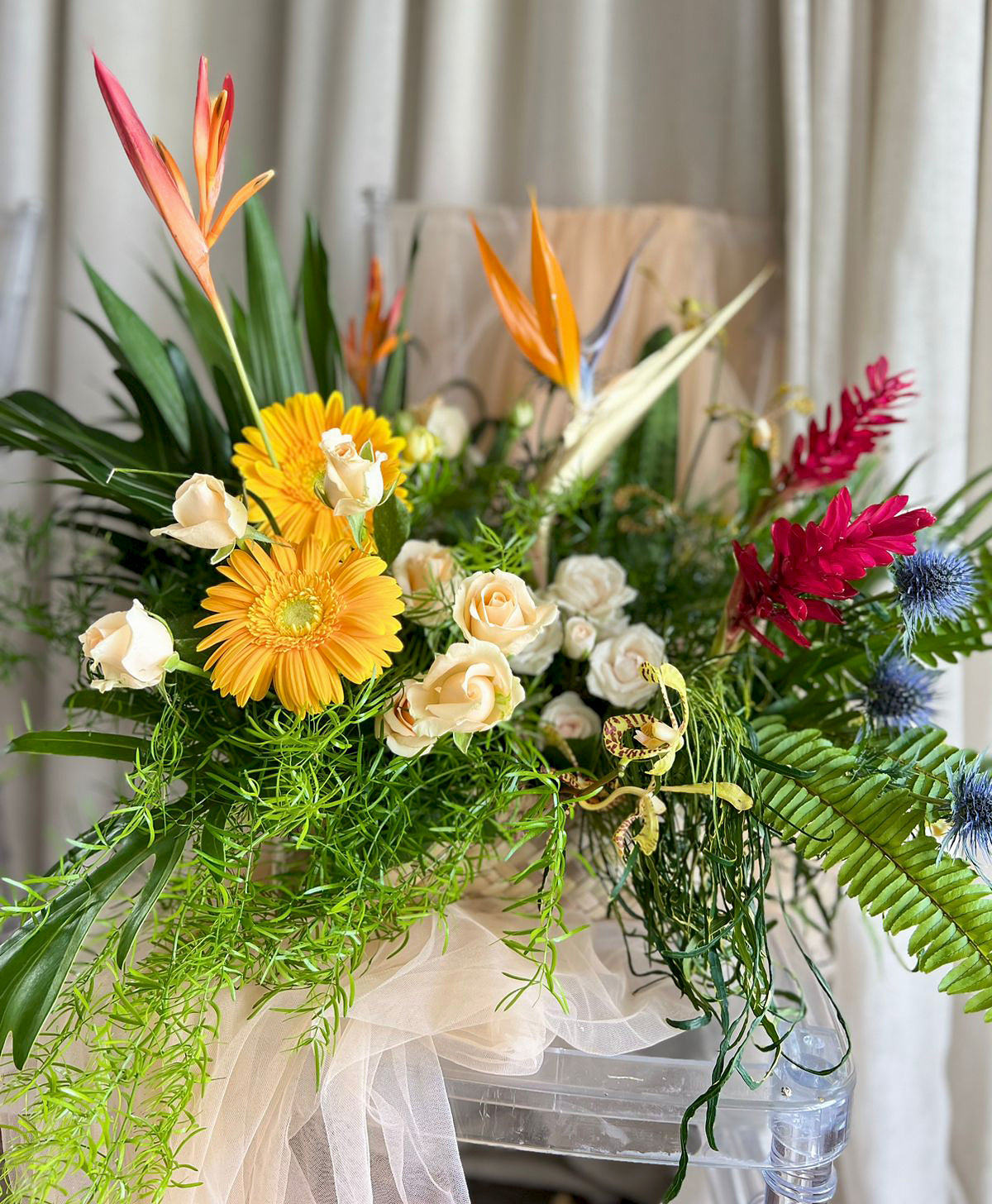 Tropical Flowers Bouquet Surprise delivery in Mauritius