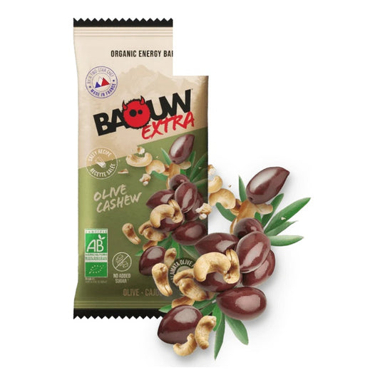 Baouw Extra Organic Energy Bar Olive-Cashew 50g Delivery Mauritius