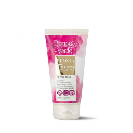 BottegaVerde Peonia & Hyaluronic Acid Hand Cream 75ML Delivery Mauritius