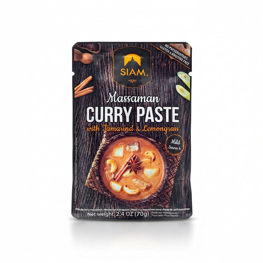 Pâte de Curry Massaman Thaïlandais deSIAM 70g