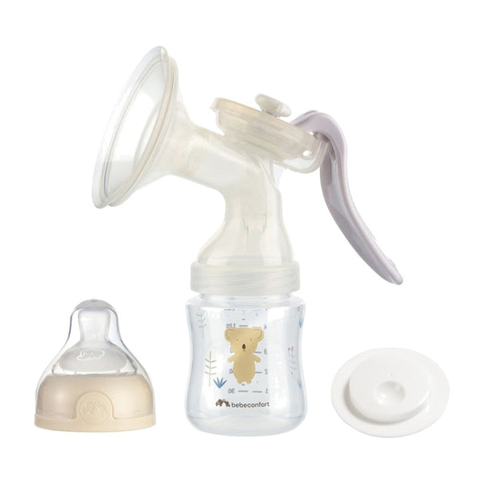 Bébé Confort Manual Breastpump + Physio Air PP 150ml Sand + Teat baby gift Delivery Mauritius