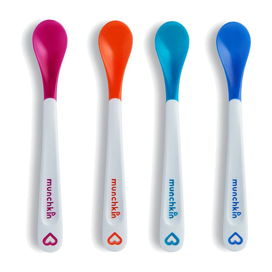 Munchkin 4pk White Hot Spoons 4m+ baby gift Delivery Mauritius