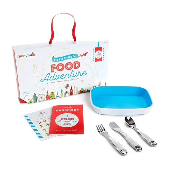 Munchkin Food Adventure Splash Dining Set 18m+ baby gift Delivery Mauritius