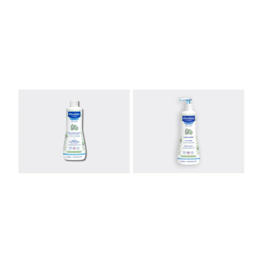 Mustela Pack Promo Gel Lavant Doux + Hydra Bébé Corps 500ml Delivery Mauritius