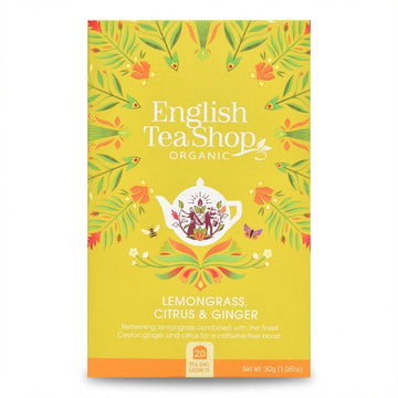 English Tea Shop Organic Lemongrass Ginger Citrus Infusion 30g Delivery Mauritius