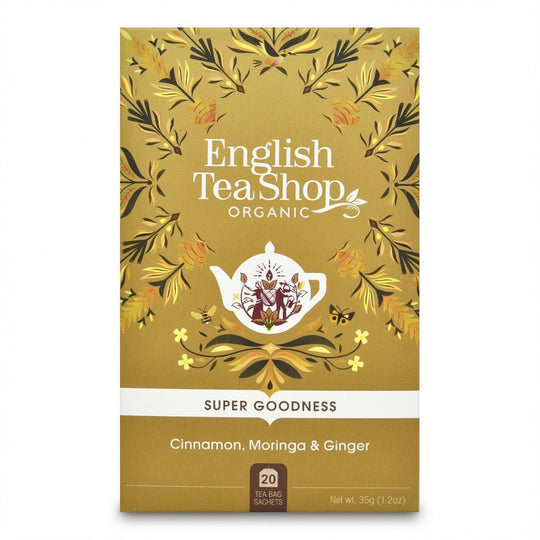 English Tea Shop Organic Moringa Cinnamon Ginger Infusion 35g Delivery Mauritius