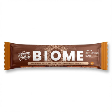 Happy Culture BIOME Bar Macadamia Cacao 50g Delivery Mauritius
