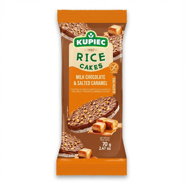 Kupiec Rice Cakes Milk Chocolate Caramel 70g Delivery Mauritius