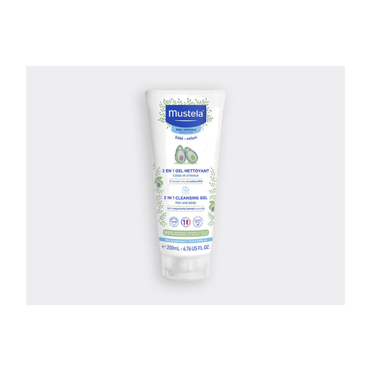 Mustela 2 en 1 Cheveux et Corps 200ml Delivery Mauritius