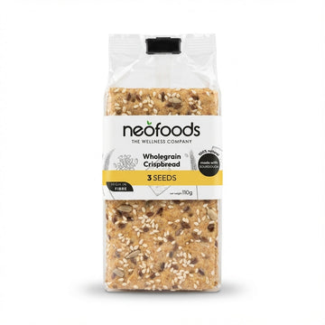NeoFoods Wholegrain Crispbread 3 Seeds 110g Delivery Mauritius