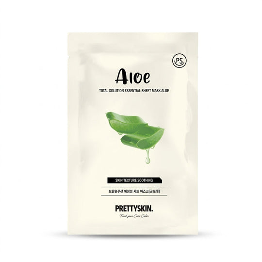 PrettySkin Total Solution Essential Sheet Mask Aloe Delivery Mauritius