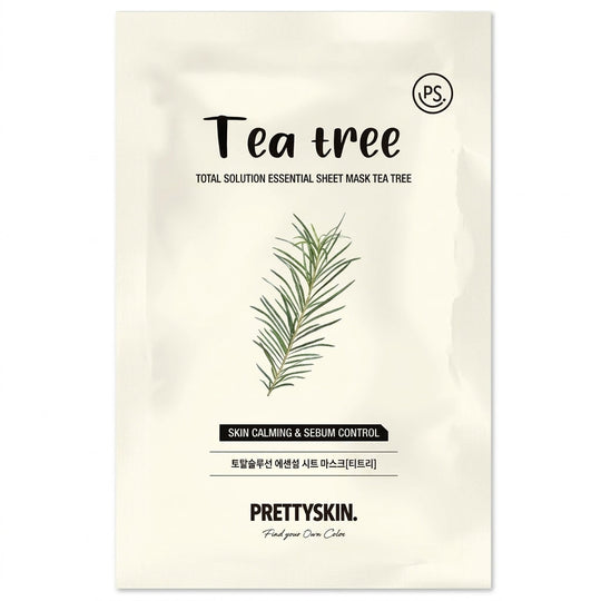 PrettySkin Total Solution Essential Sheet Mask Tea Tree Delivery Mauritius