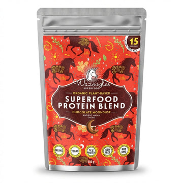 Wazoogles Superfood Protein Blend Choco Moondust 500g Delivery Mauritius