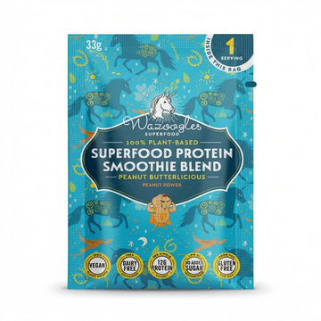 Wazoogles Superfood Protein Blend Peanut Butterlicious 33g Delivery Mauritius