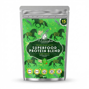 Wazoogles Superfood Protein Blend Plant Power 500g Delivery Mauritius