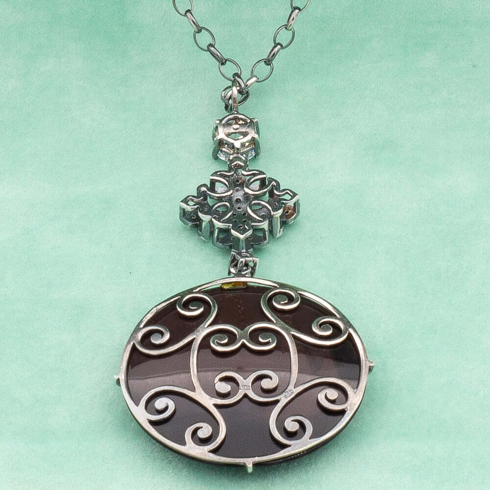 Jewellery Sterling Silver Necklace - Bliss - Back