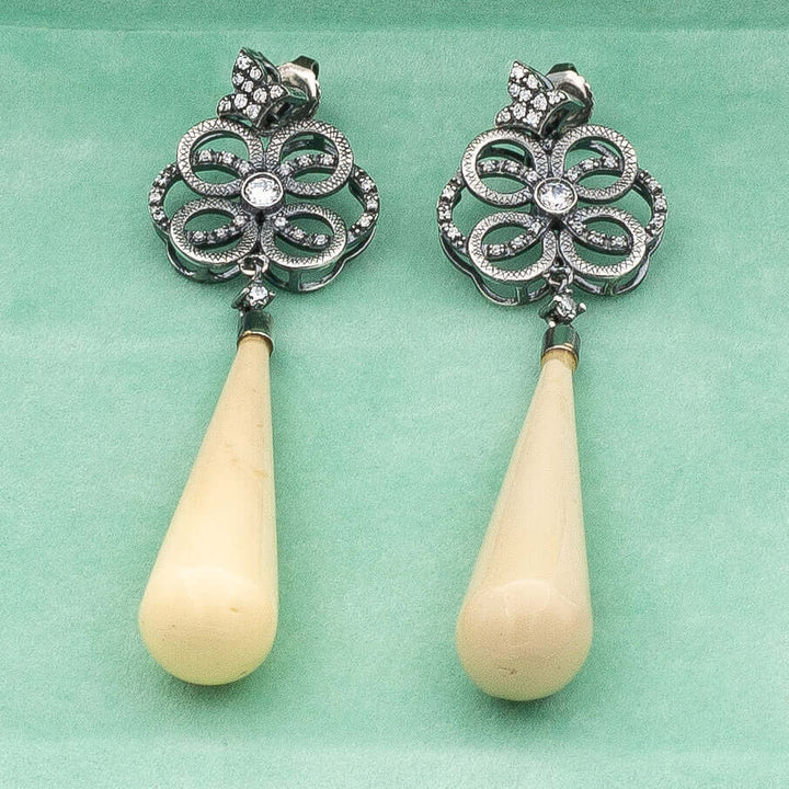 Sterling Silver Earrings - Balance - Front