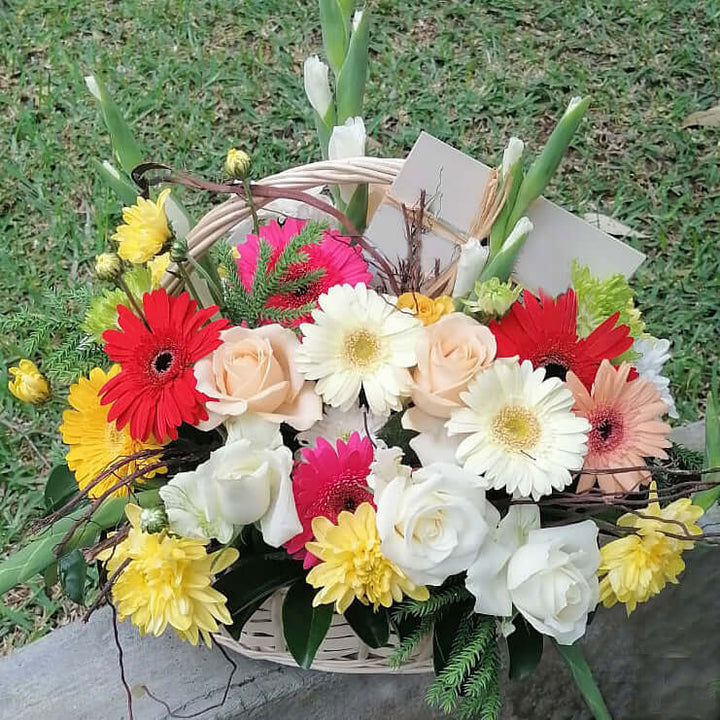 Flower Basket - Panier Rose - XLarge