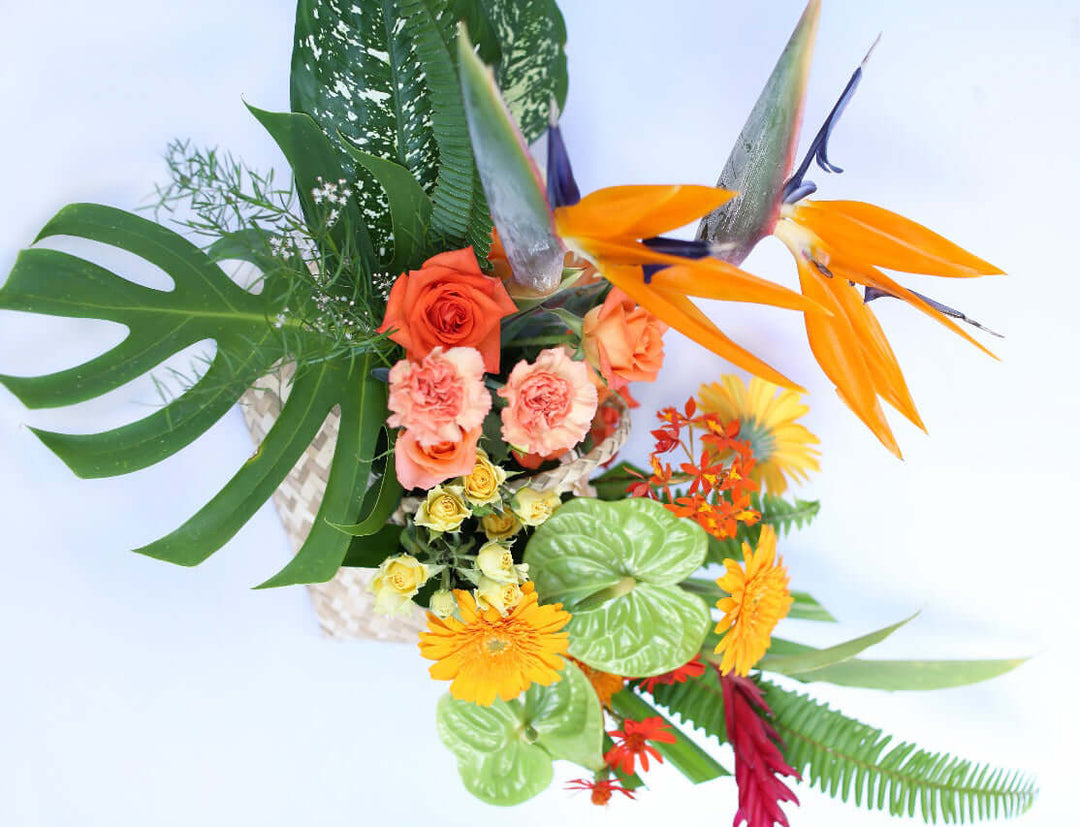 Summertime-Flower-arrangement-bouquet-same-day-delivery-Mauritius