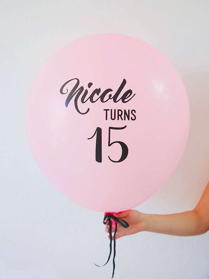 Ajouter un message personnalisé sur ballon
