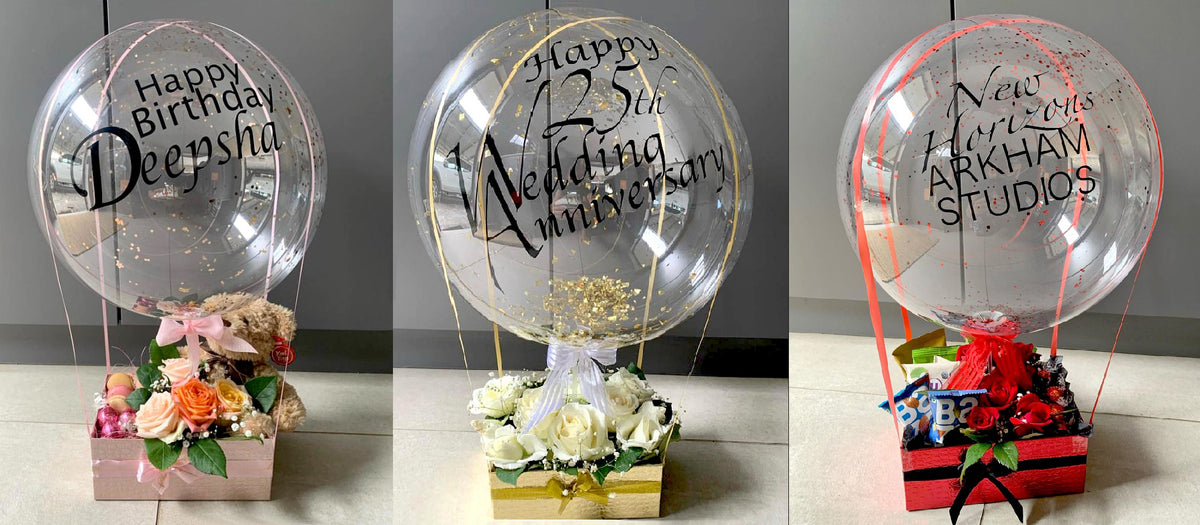 Personalized Balloon Gift Box