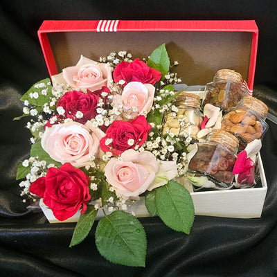 Alhadaya-Hamper-Eid-gift-Flowers-dates-nuts-DodoMarket-delivery-Mauritius