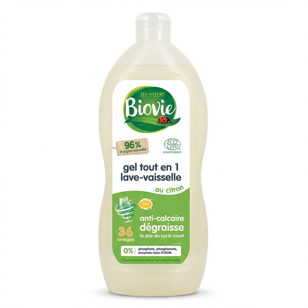 Biovie All-in-1 Dishwasher Gel Lemon 720ml Delivery Mauritius