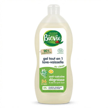 Biovie All-in-1 Dishwasher Gel Lemon 720ml Delivery Mauritius