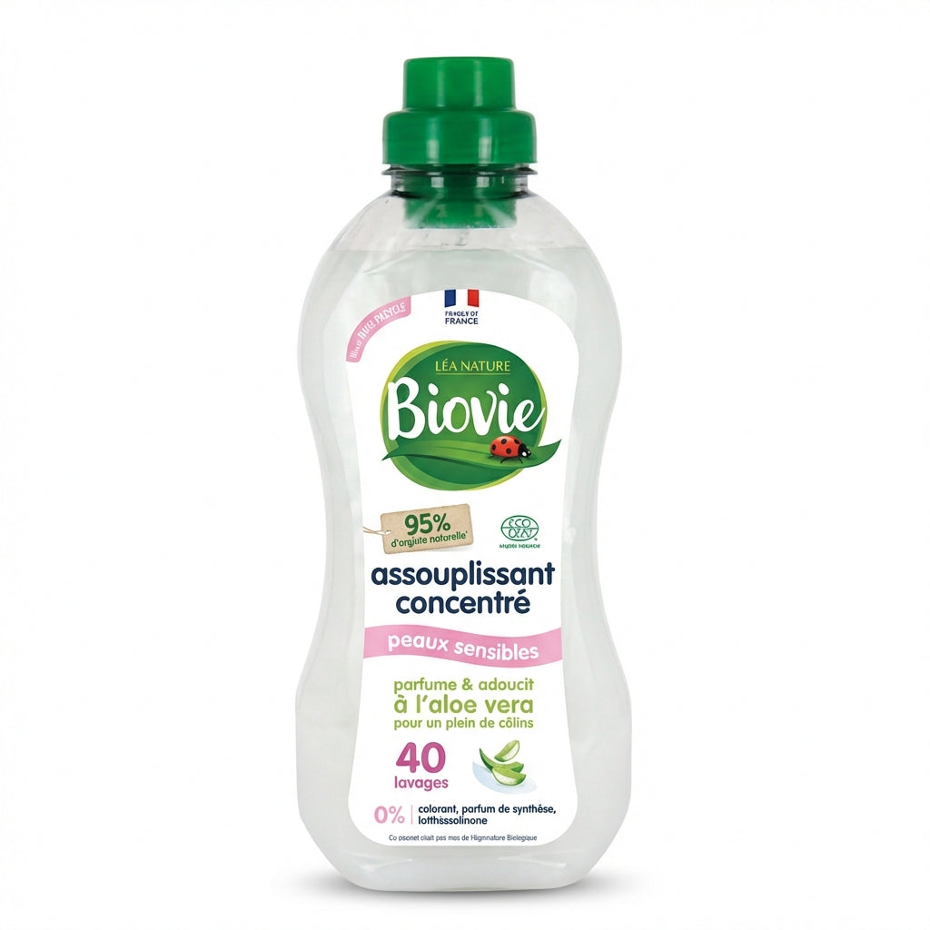 Biovie Concentrated Fabric Softener Aloe Vera 1L Delivery Mauritius
