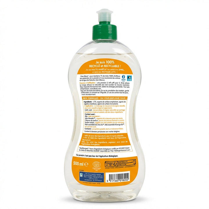 Biovie Dish & Hand Soap Citrus Essential Oils 500ml Delivery Mauritius