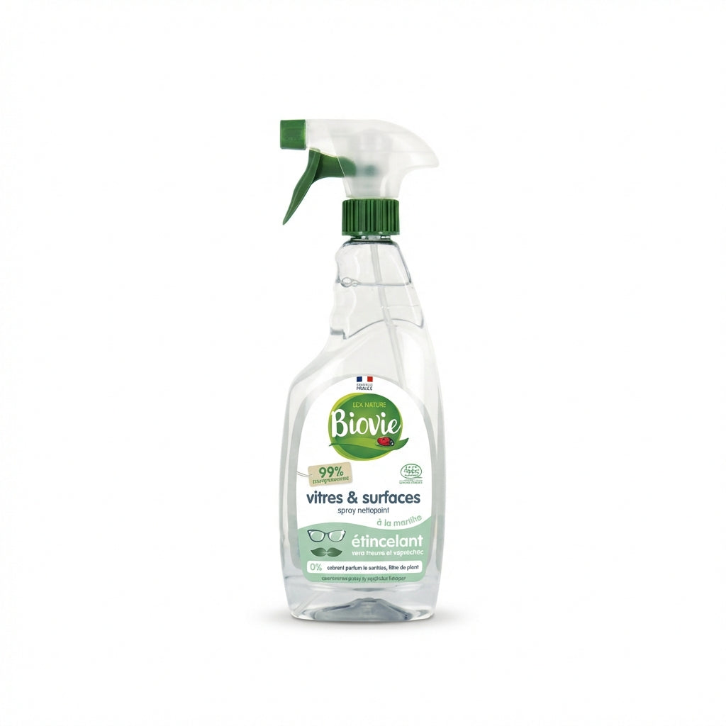 Biovie Glass & Surface Spray Mint 750ml Delivery Mauritius