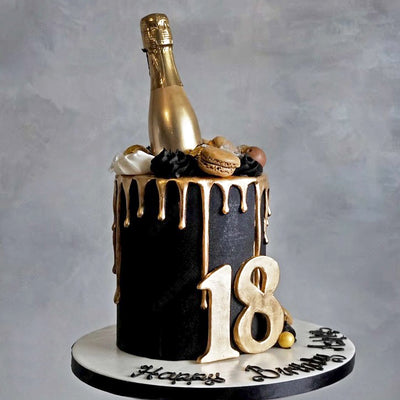Chocolate-Bottle-Birthday-Cake-25-serves-DodoMarket-delivery-Mauritius