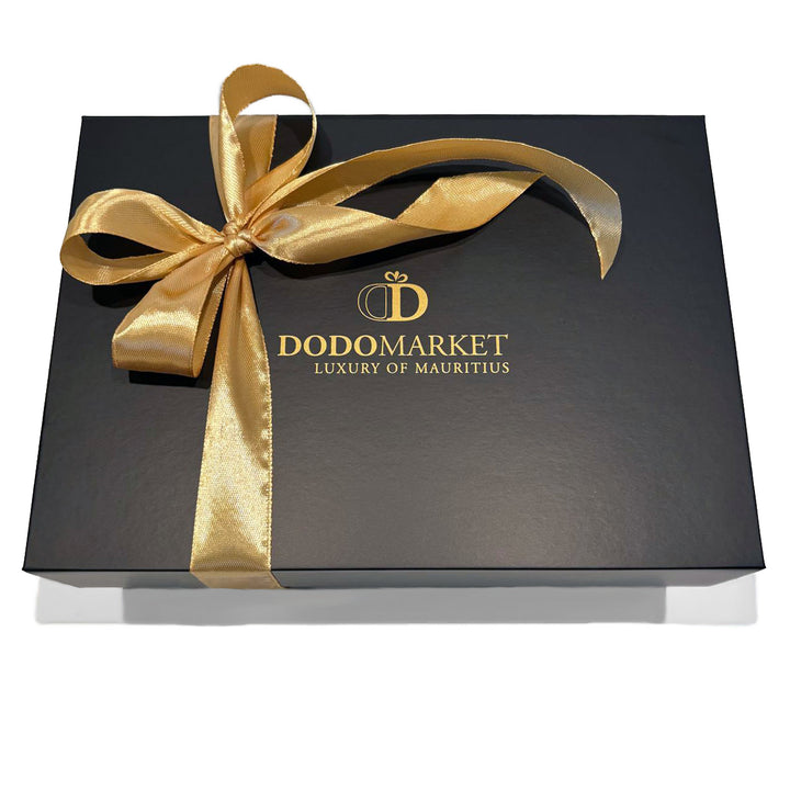 Black-Gift-Box-golden-bow-DodoMarket-delivery-Mauritius