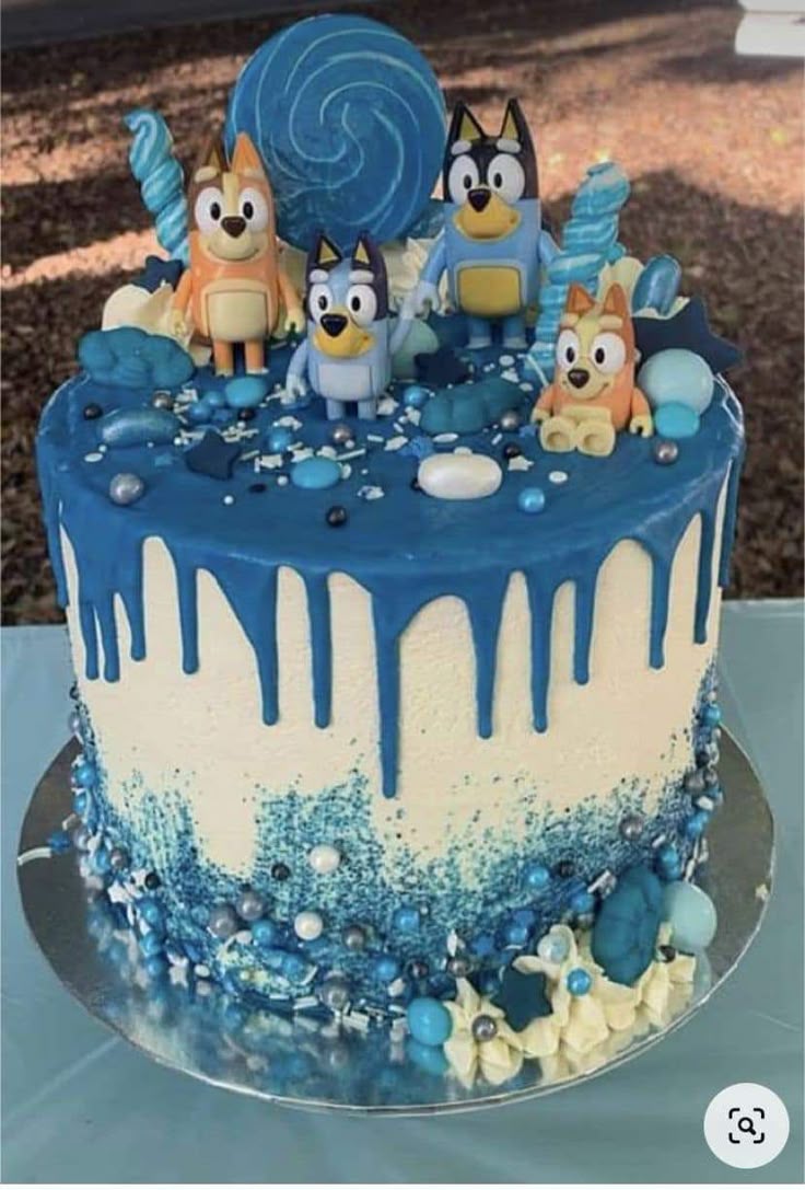 Bluey-Birthday-cake-DodoMarket-Delivery-Mauritius